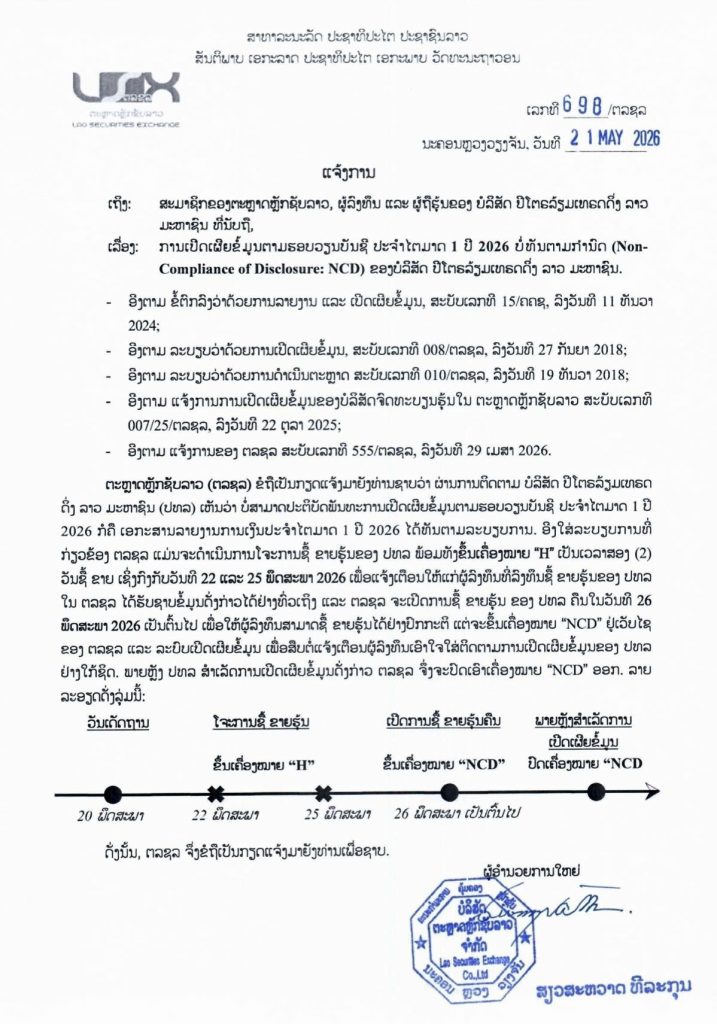 ແຈ້ງການ